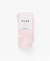 Pointelle Socken gerippter Feinstrick Klue in Rosa