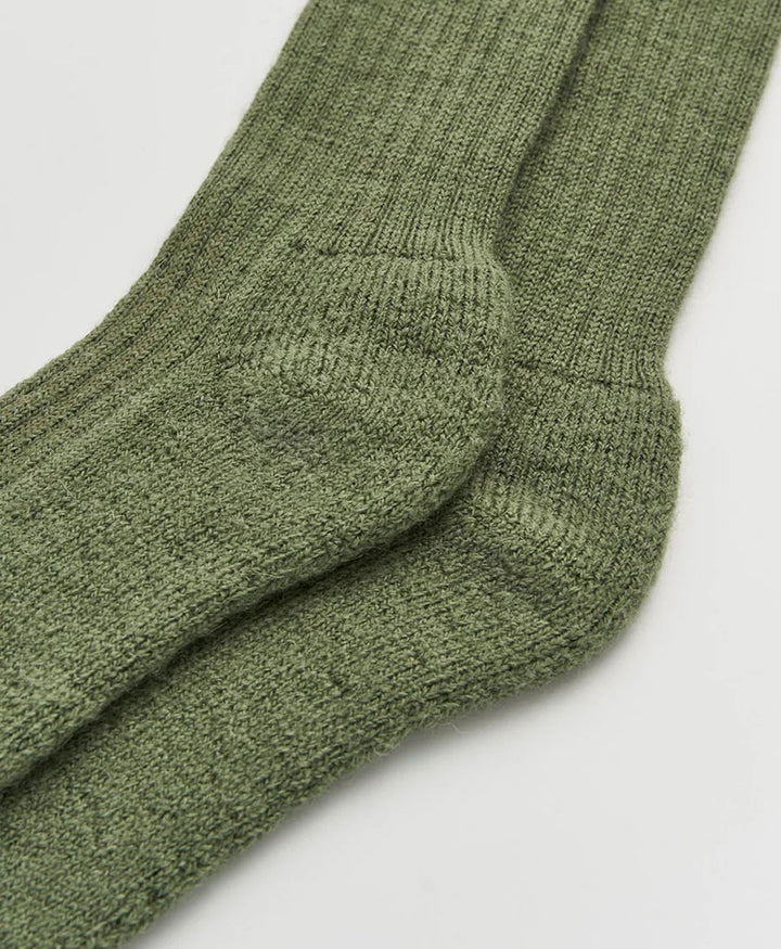 Kniesocken / Kniestrümpfe - Olivgrün