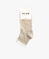 Socken Quarter Tennis Streifen Klue in Beige