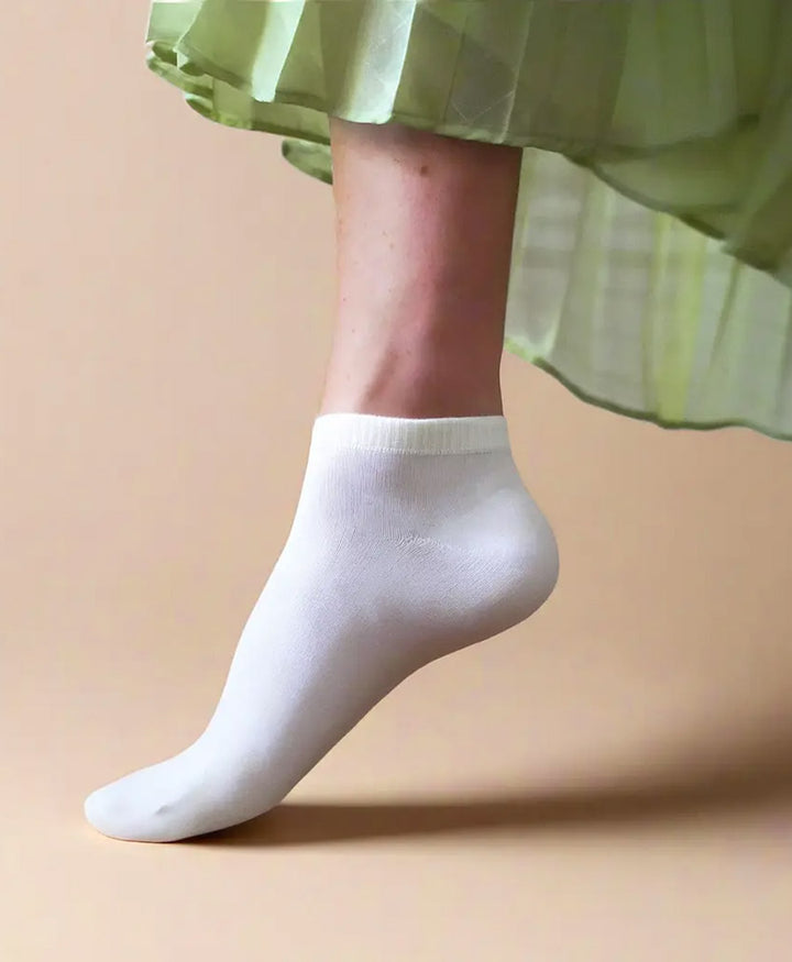Knöchelsocken Lyocell - Weiss