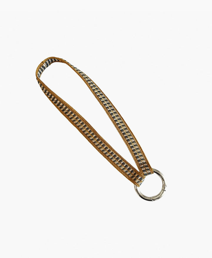 Kurzes Schlüsselband mit silbrigem Karabiner - Sparrow