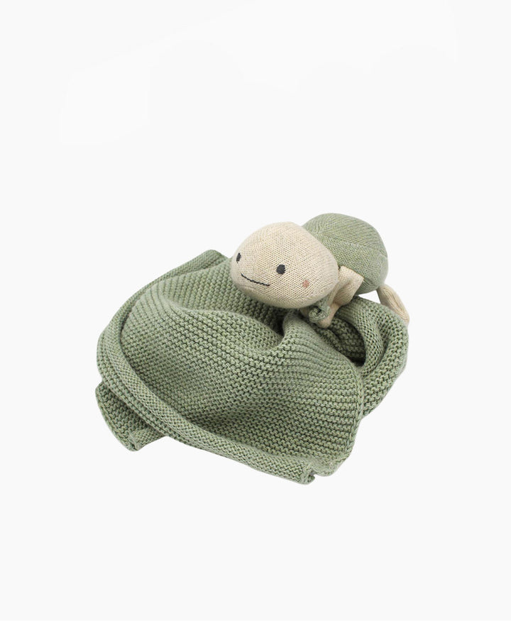 Nuschi / Kuscheltuch - Schildkröte - Mint