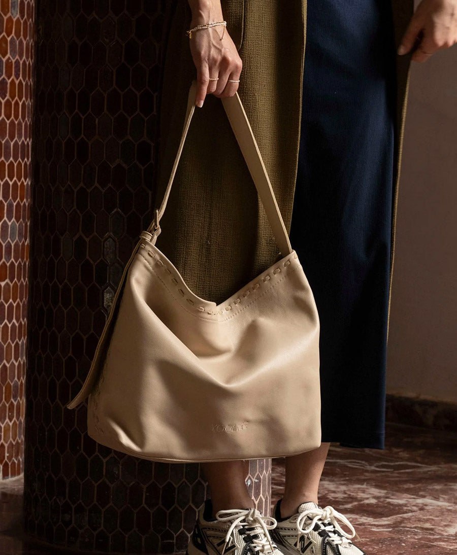 Ledertasche NAIMA - Beige