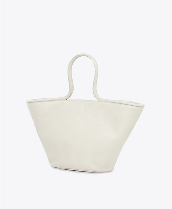 Grosse Ledertasche SELMA - Creme