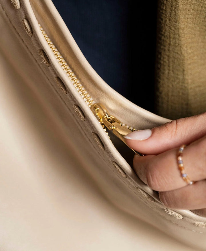 Ledertasche NAIMA - Beige