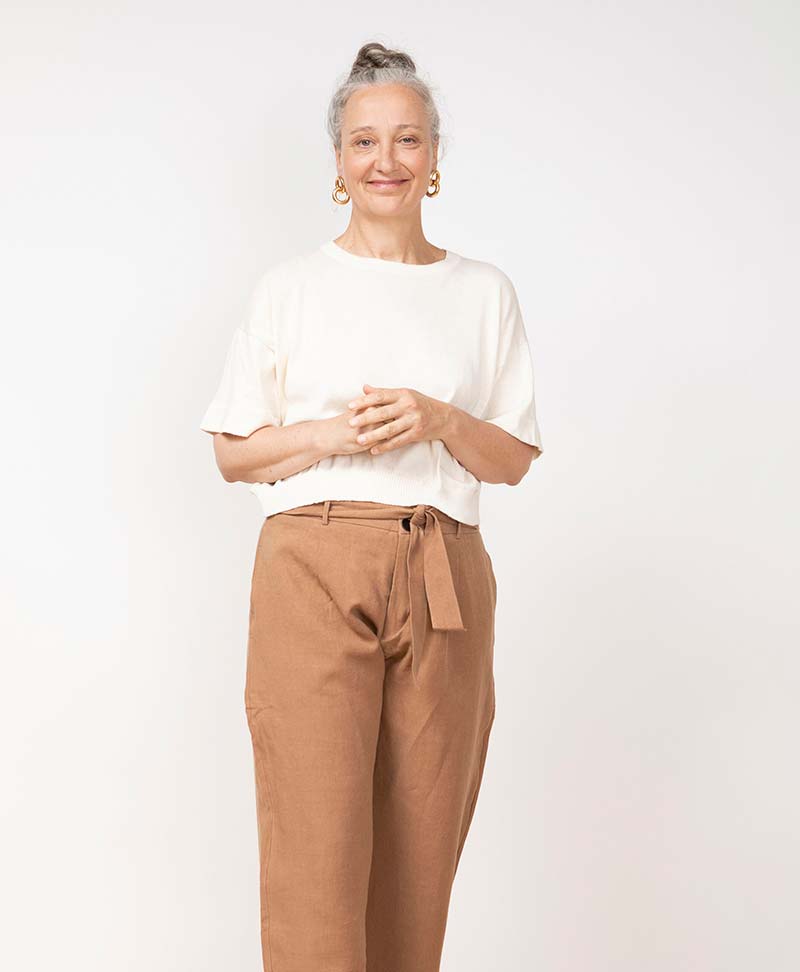 Leinen Hose "Vela Trousers" - Secondhand - JUNGLE FOLK - clomes