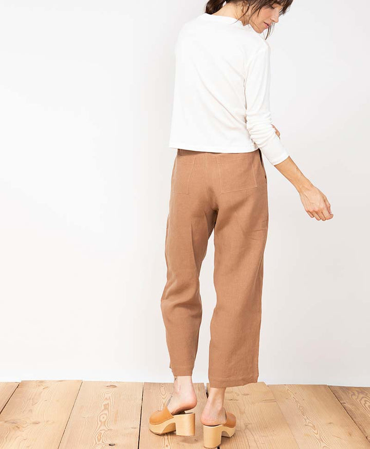 Leinen Hose "Vela Trousers" - Secondhand - JUNGLE FOLK - clomes