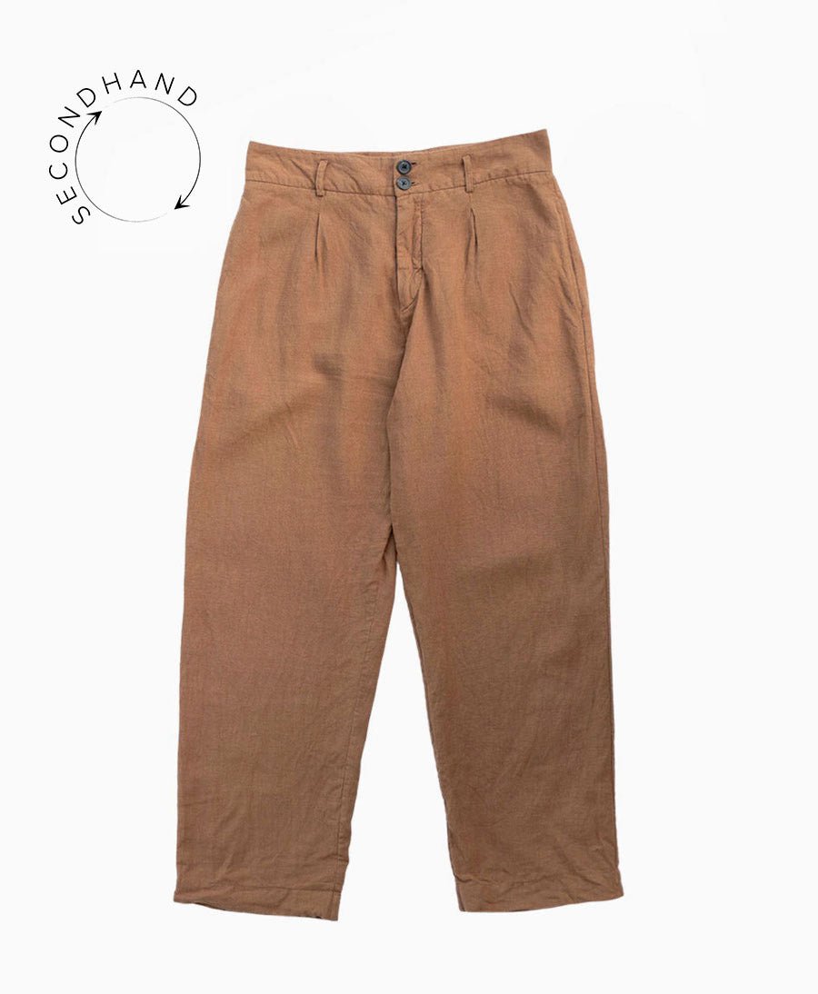 Leinen Hose "Vela Trousers" - Secondhand - JUNGLE FOLK - clomes