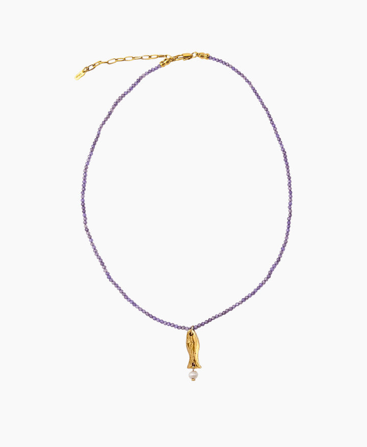 Halskette Choker Espeto - Lila