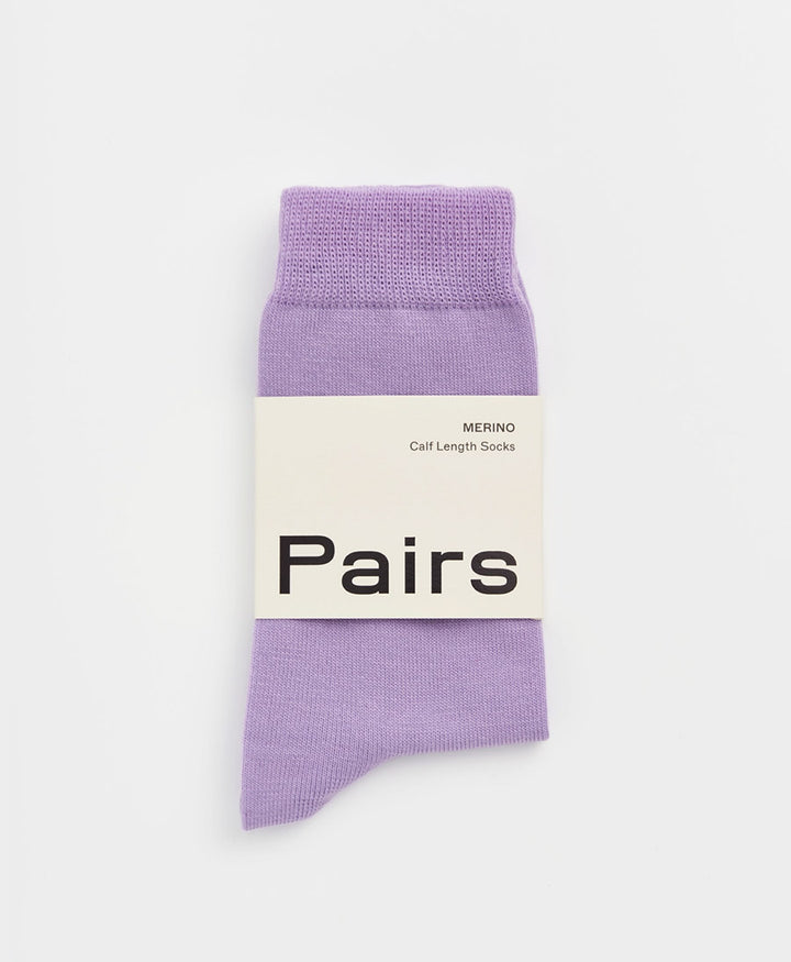 Merino Socken - Flieder