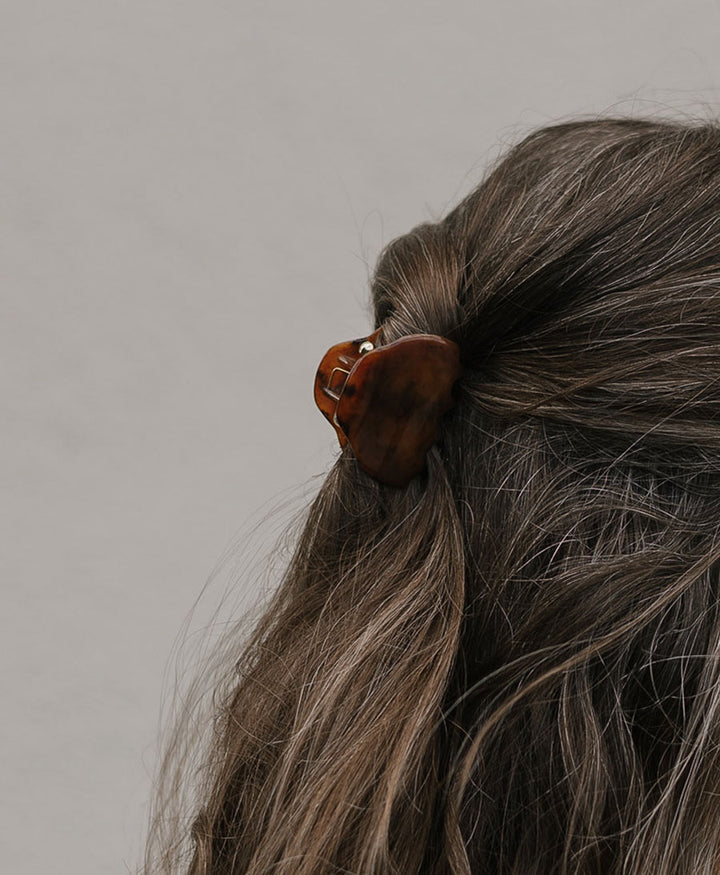Haarklammer LIV Petite - Mahagoni Tortoise