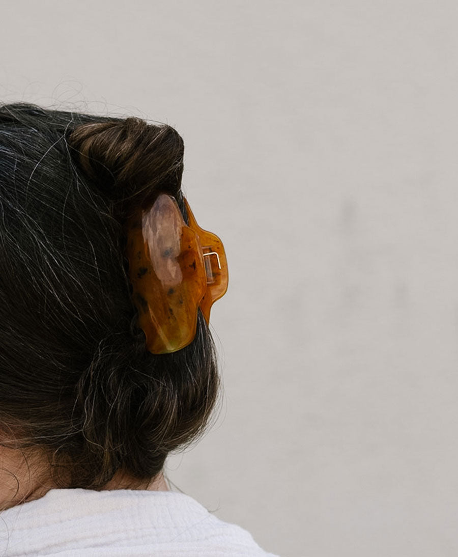 Haarklammer LIVA - Cognac Tortoise