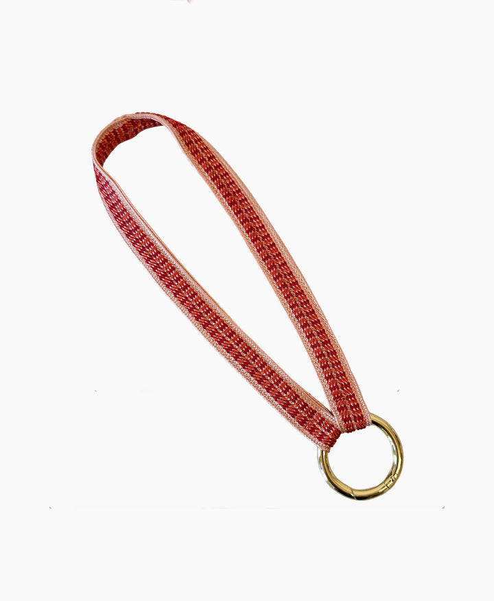 Kurzes Schlüsselband mit vergoldetem Karabiner - Lobster Love