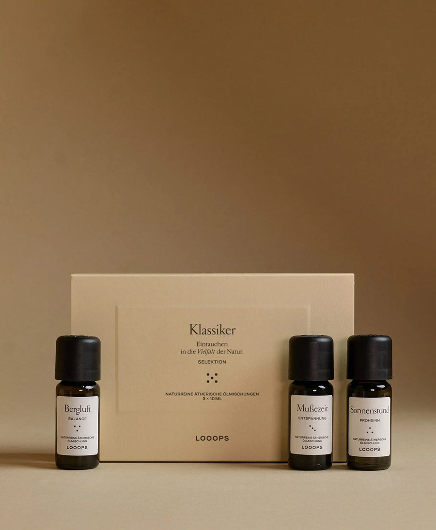 Geschenkbox "Klassiker" mit 3 ätherische Ölmischungen