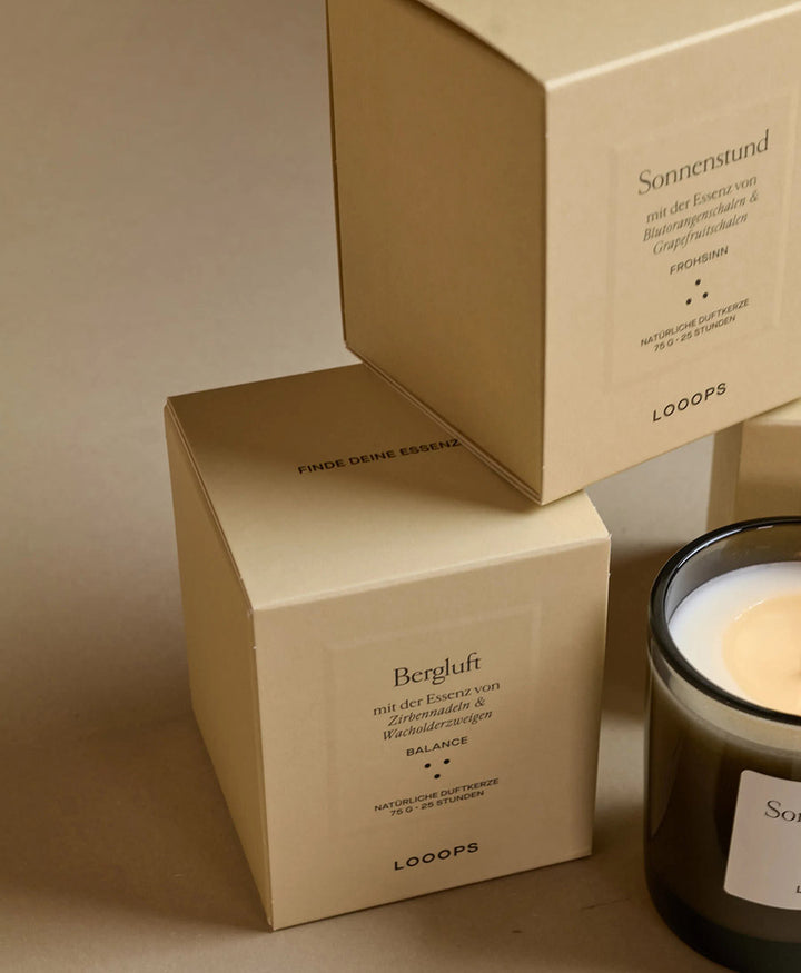 Geschenkbox "Klassiker" mit 3 verschiedenen Duftkerzen