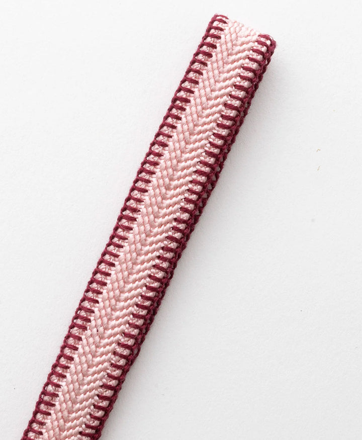 Kurzes Schlüsselband Loop mit Messing Schlüsselring - Rose