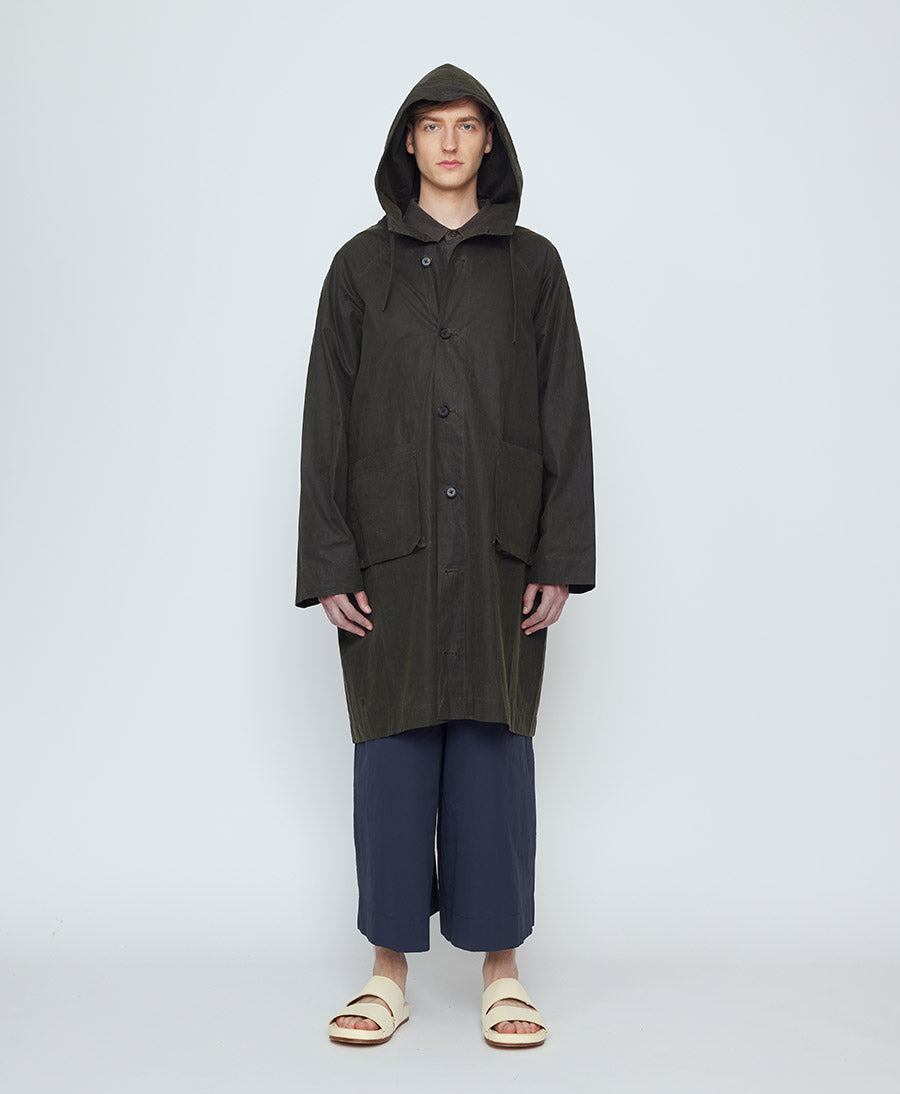 Jacke Forest Jacket aus gewachster Baumwolle - Deep Olive