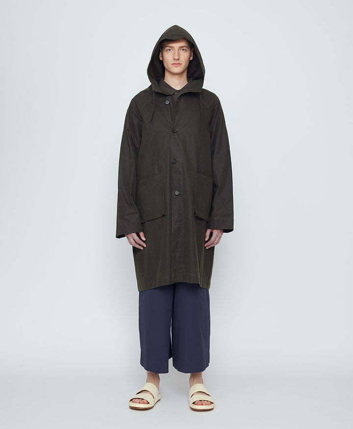 Jacke Forest Jacket aus gewachster Baumwolle - Deep Olive