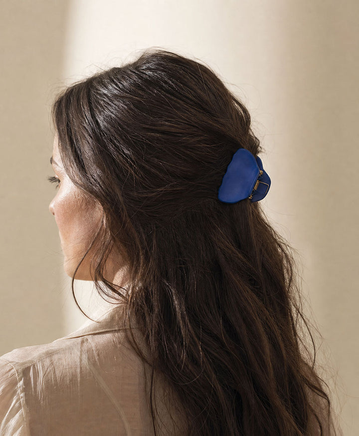 Haarklammer LIV - Mattes Royalblau