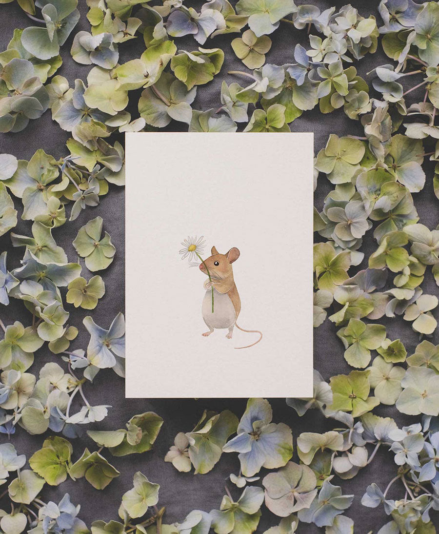 Postkarte "Maus"