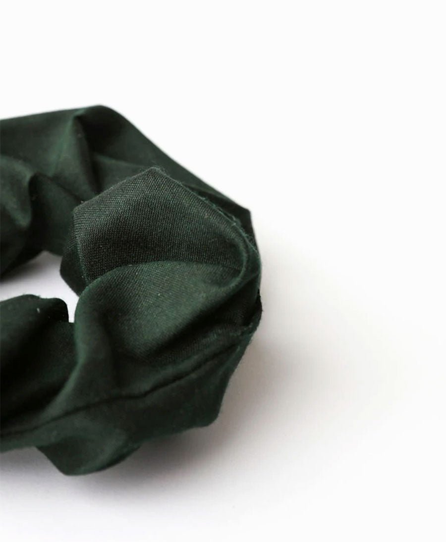 Medina Scrunchie SIMPLE aus Seide - Emerald - YOOMEE - clomes