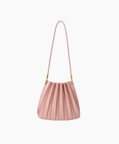 Schultertasche Plissierte Carrie Melie Bianco in Rosa