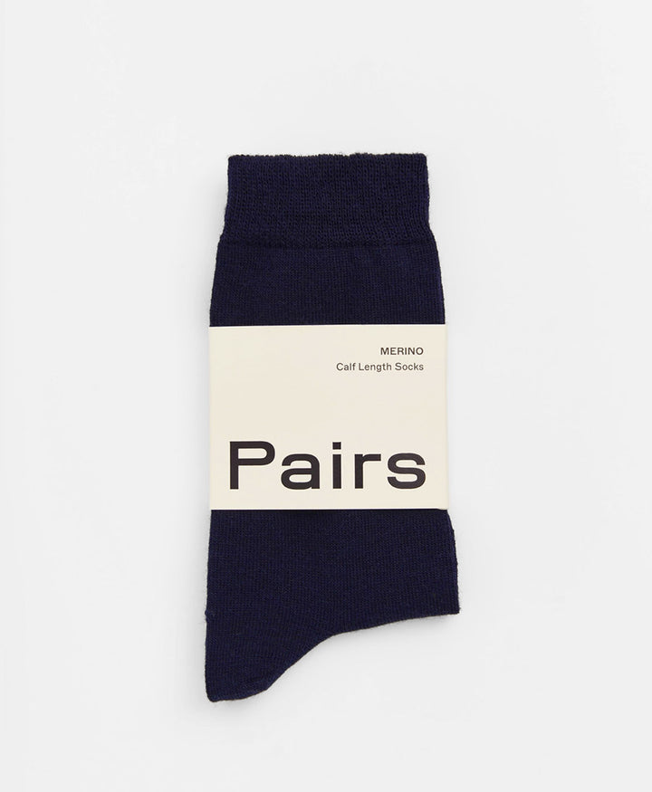 Merino Socken - Tintenblau