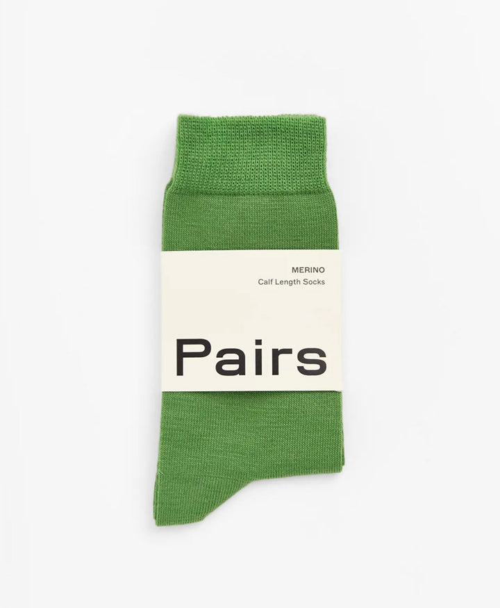 Merino Socken - Grasgrün