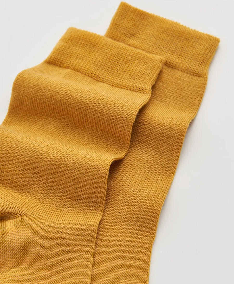 Merino Socken - Goldgelb