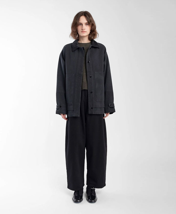 Jacke in verblasstem Schwarz