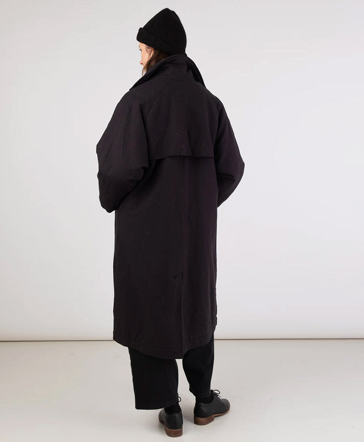 Mantel - Onyx Sherpa Lined Trench