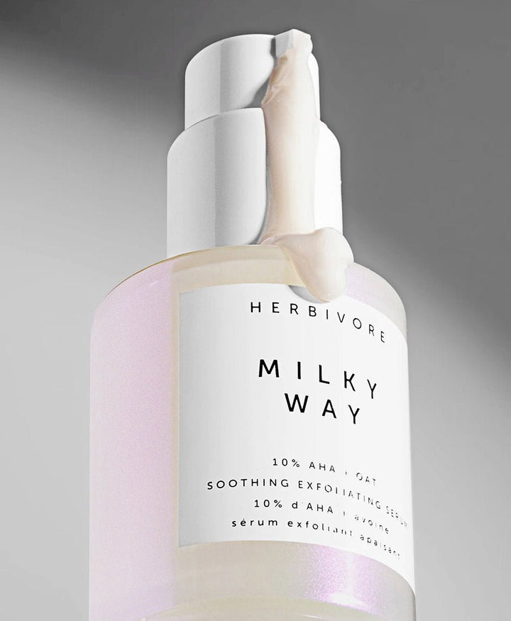 MILKY WAY 10% AHA + Oat Soothing Exfoliating Serum - Herbivore Botanicals - clomes