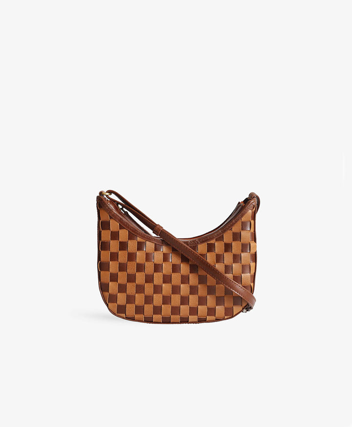 Gewebte Umhängetasche "Mini Sling" - Copper x Sienna