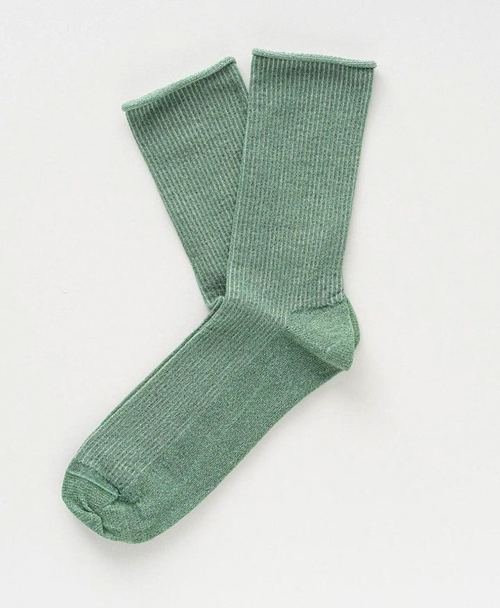 Glitzer Socken Lyocell - Mint