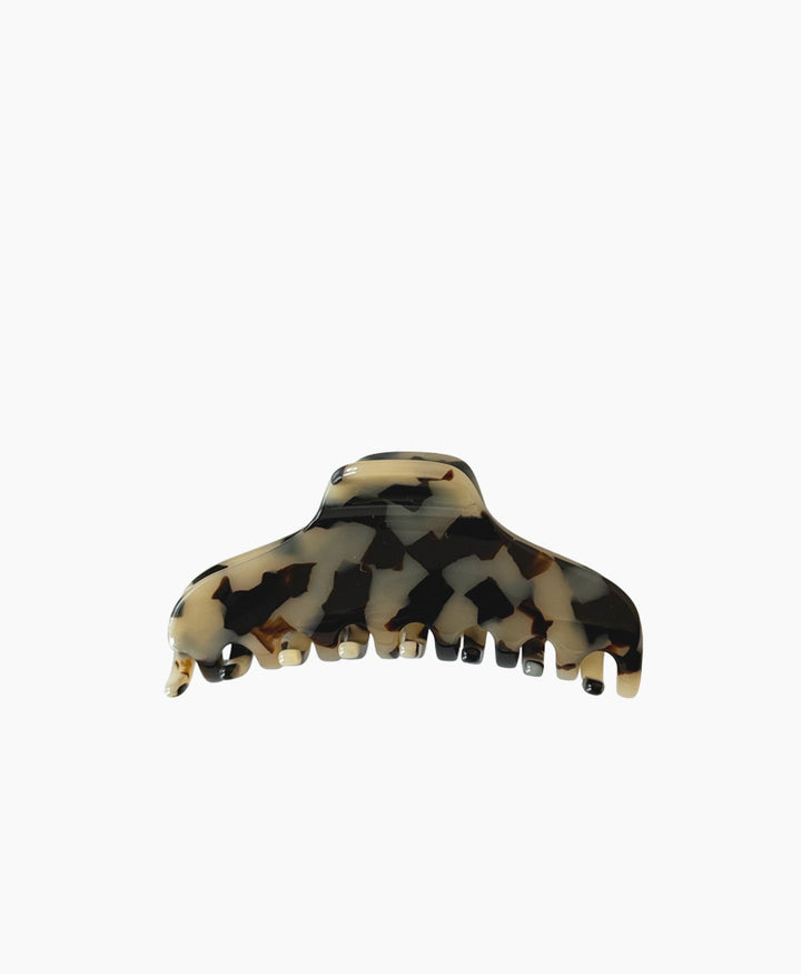 Haarklammer CLAIRE (M) aus Acetat - Helles Tortoise