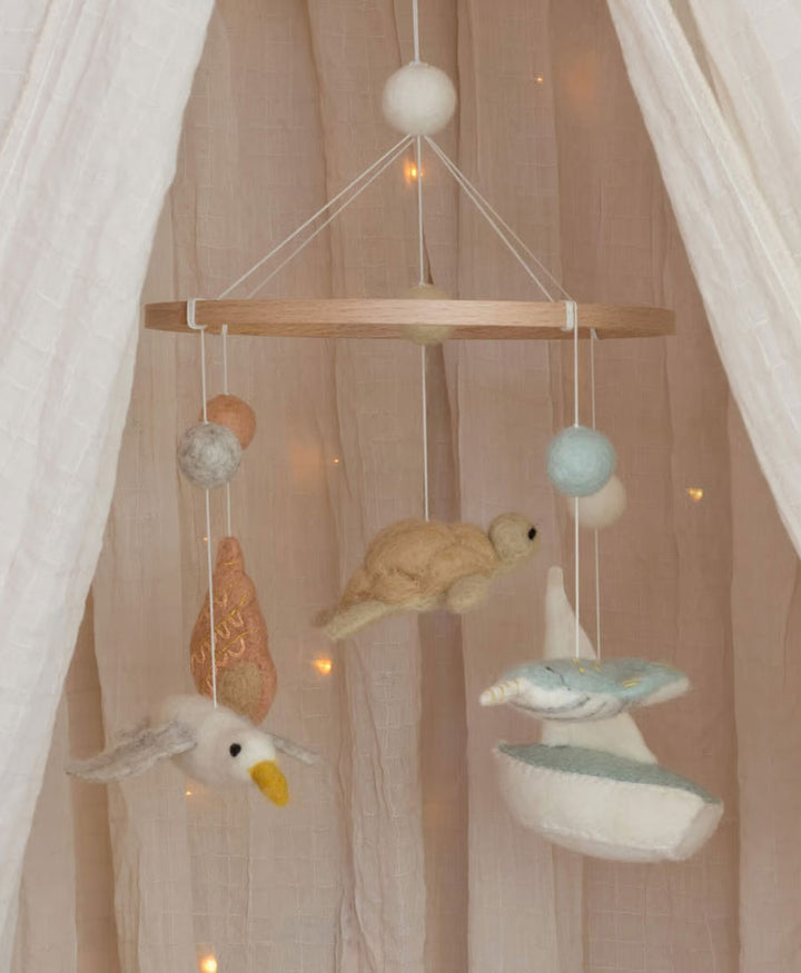 Baby Mobile aus Filz - Kleiner Matrose