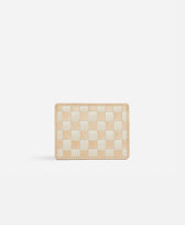 Kartenetui Card Case Nico Bembien in Caramel x Cream Check