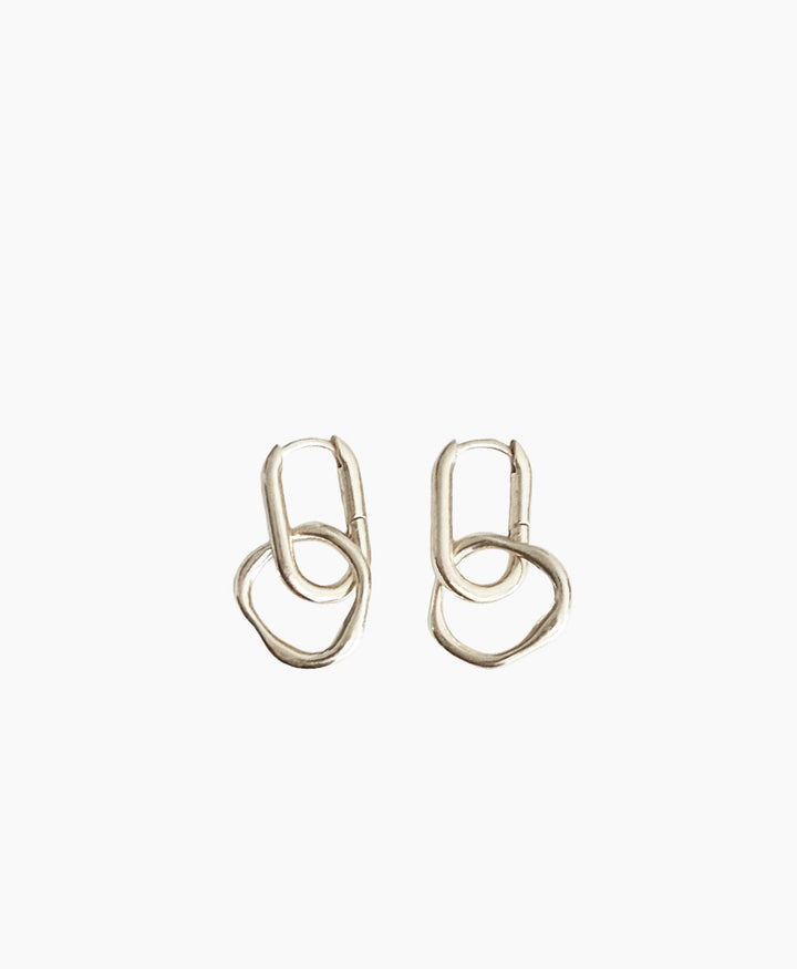 Creolen MIA - Sterling Silber