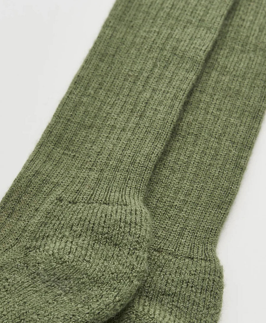 Kniesocken / Kniestrümpfe - Olivgrün
