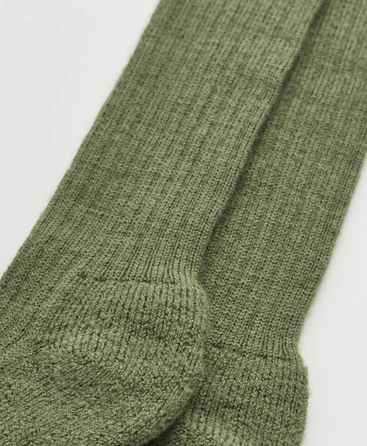 Kniesocken / Kniestrümpfe - Olivgrün