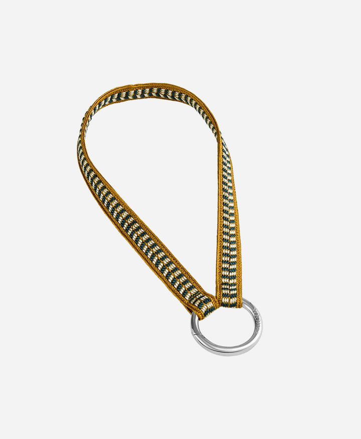 Kurzes Schlüsselband mit silbrigem Karabiner - Sparrow