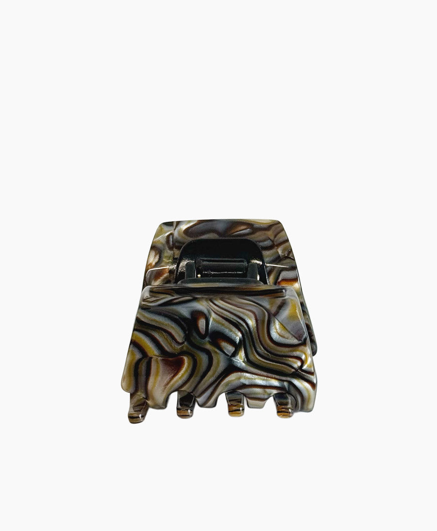 Haarklammer CLEO (S) aus Acetat - Onyx