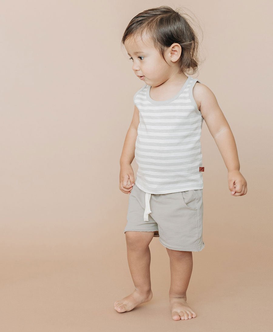 Organic Shorts - Kurze Hose - Pebble - Kidwild - clomes