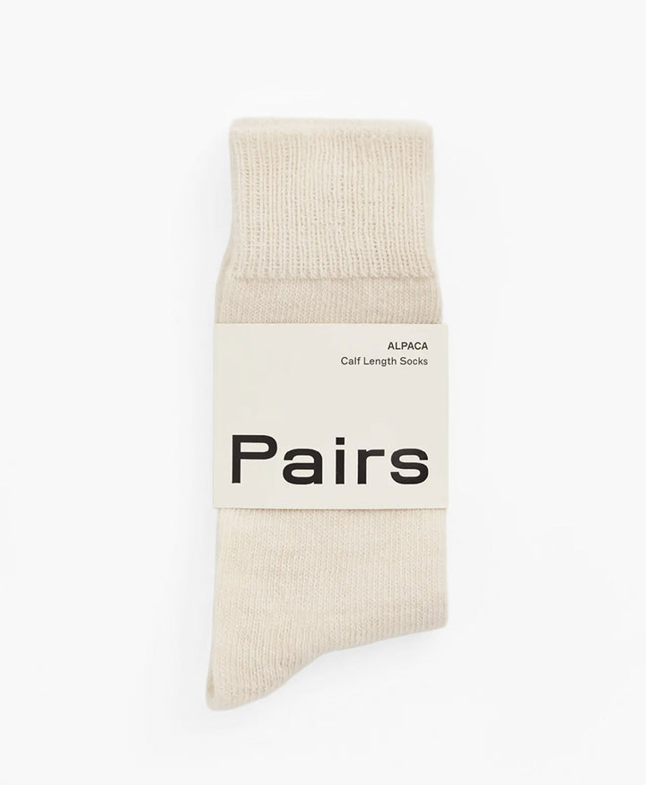 Alpaka Socken - Creme