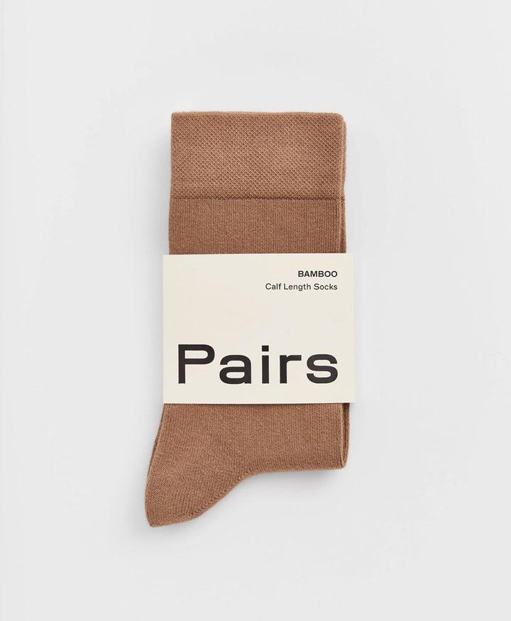 Bambus Socken - Hellbraun