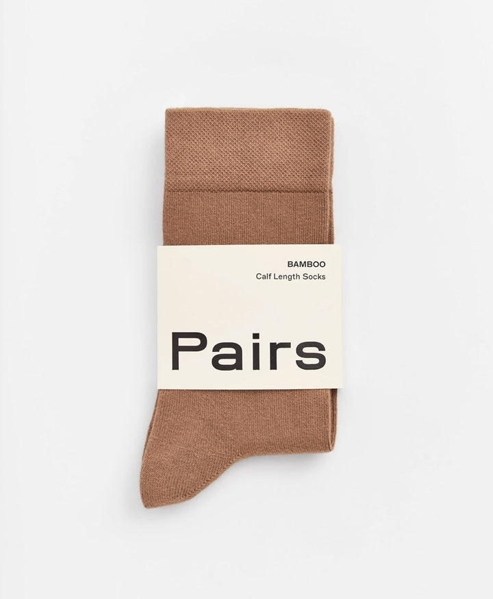 Bambus Socken - Hellbraun