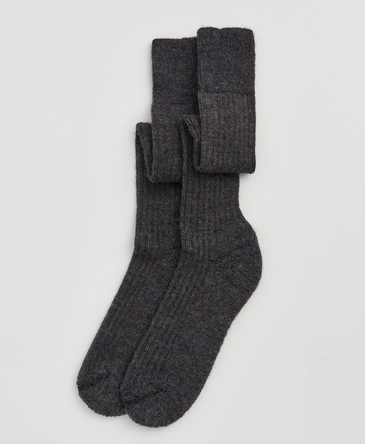 Kniesocken / Kniestrümpfe - Anthrazit