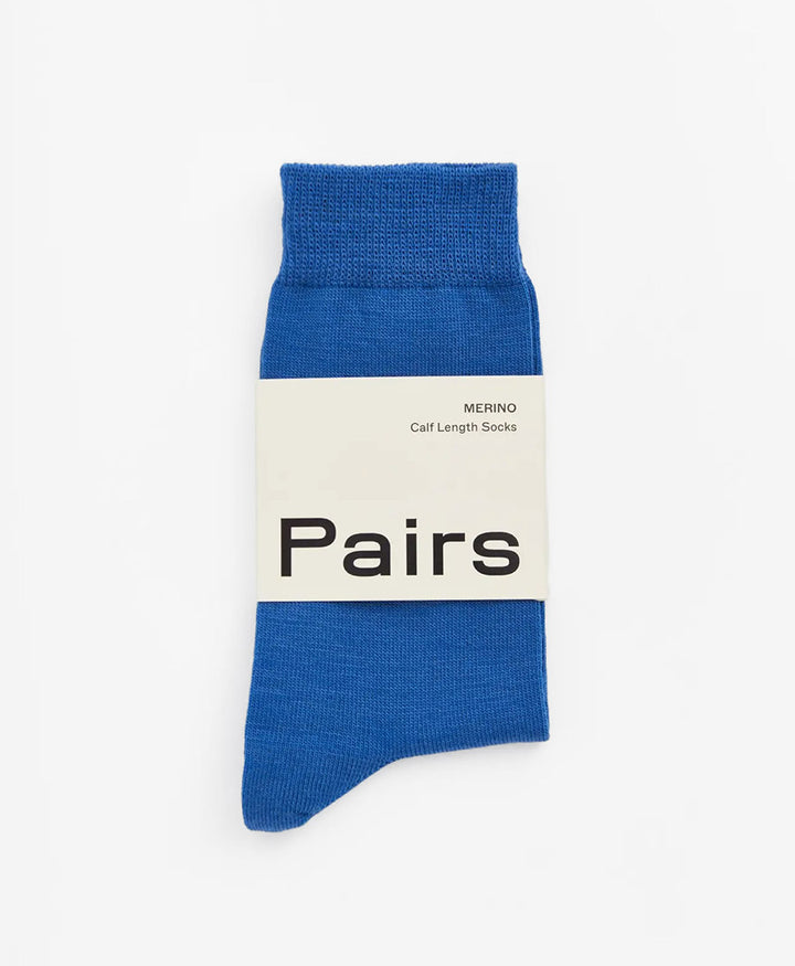 Merino Socken - Blau