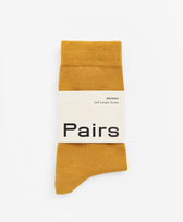 Socken Merino Pairs in Goldgelb