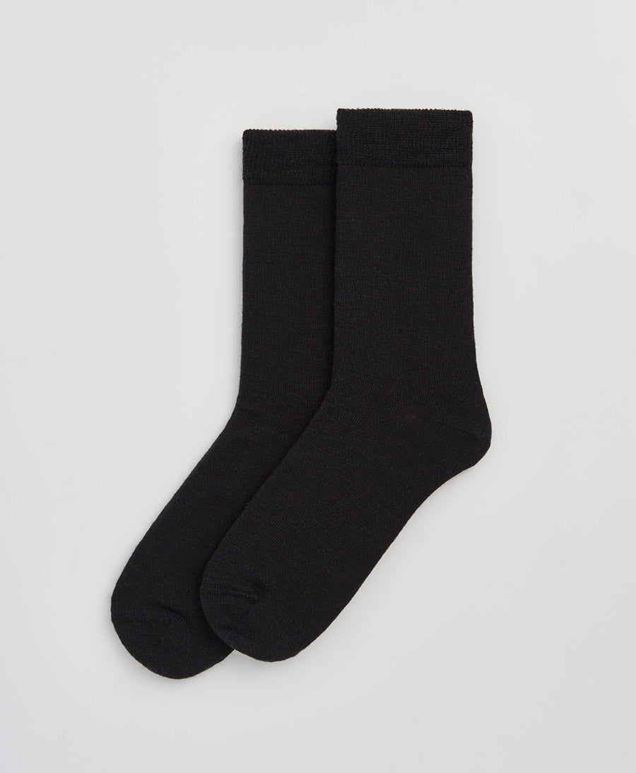 Merino Socken - Schwarz